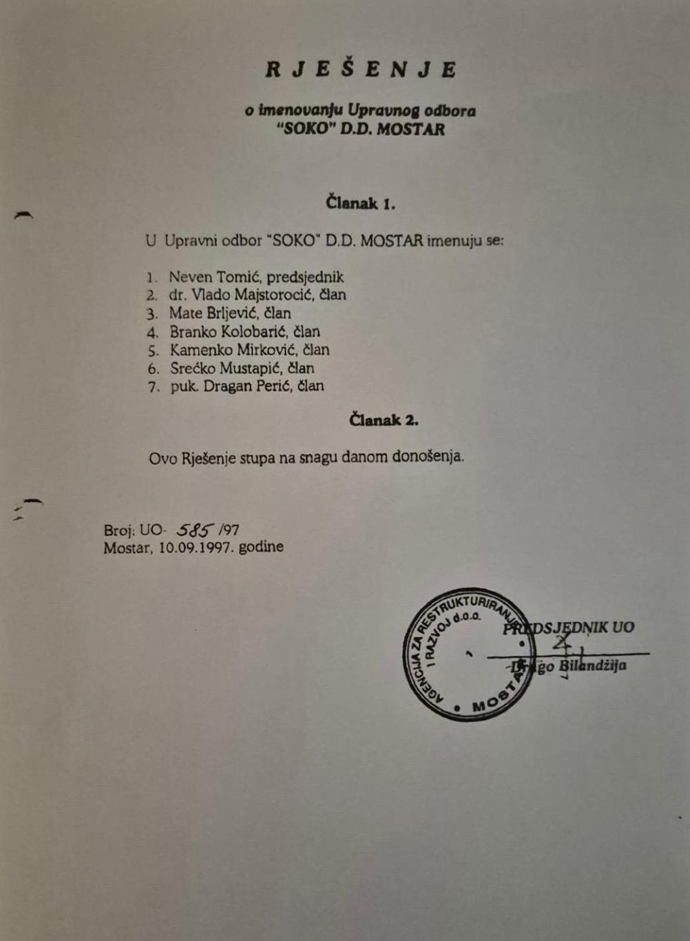 dokument soko