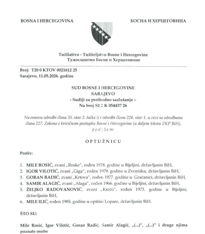 Sky optužnica