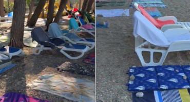 Tučepi ručnici na plaži