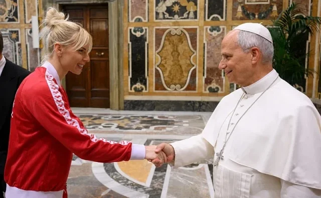 Amina Kajtaz u Vatikanu se susrela s papom Lavom XIV.