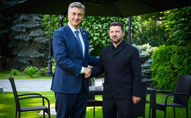 Andrej Plenković i Volodimir Zelenski
