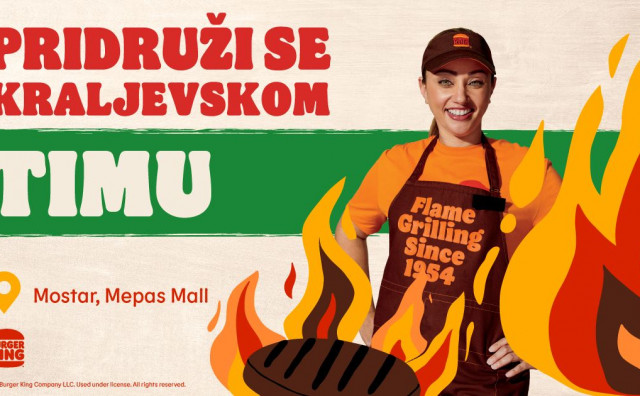 Burger King Mostar zapošljava nove članove tima: Otvorene pozicije za Team Membere i Shift Managere