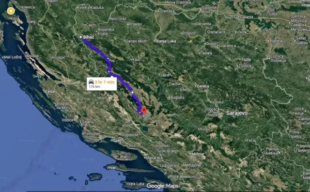 Cesta Livno Bihać