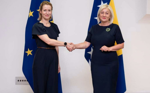 Kaja Kallas u Sarajevu upozorila bh političare da bez provedbe reformi riskiraju gubitak milijarde eura