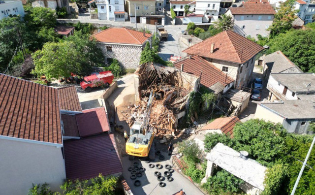 Uklonjen objekt u Međugorju za proširenje ceste na putu prema Križevcu