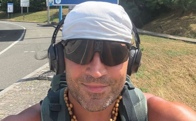 Michael Pehar pješice krenuo iz Stuttgarta u Međugorje, danas ušao u Hrvatsku