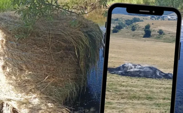 Farmeru iz Šujičkog polja nepoznati počinitelji zapalili bale sijena i bacili ih u rijeku, nudi 5.000 KM za informacije