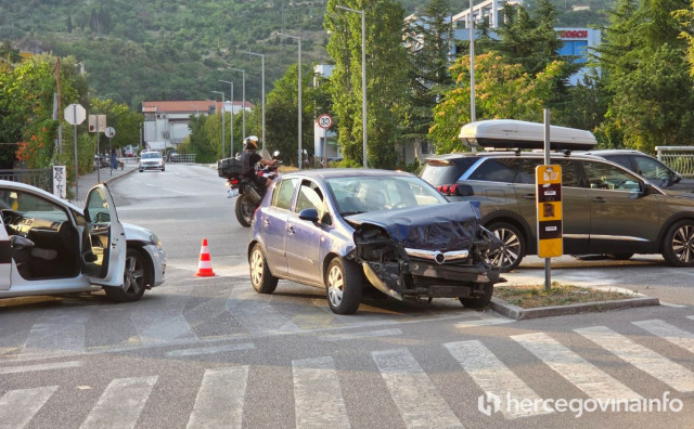 Sudar kod Novog mosta u Mostaru