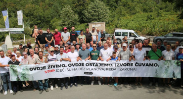 Mještani Kruščice prosvjed