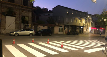 pješački prijelaz raskrižje Lučki most