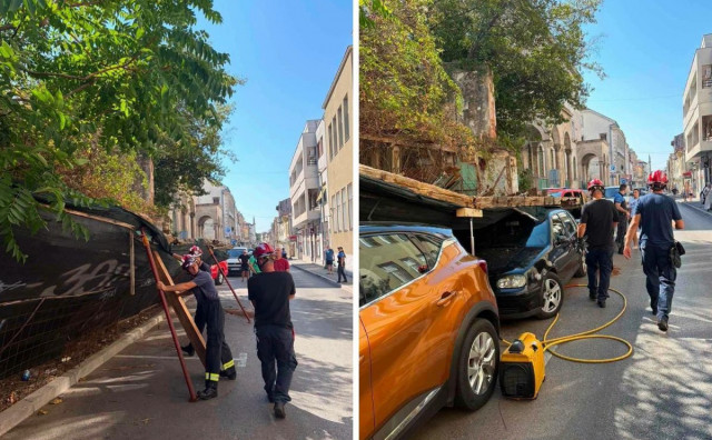 Nakon urušavanja na automobile vatrogasci osigurali Alajbegovića kuću u Mostaru