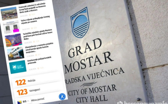 Mostarski vijećnici o stranici Grada Mostara: 'Službene novine HNŽ, postale Službeni glasnik Republike Hrvatske'