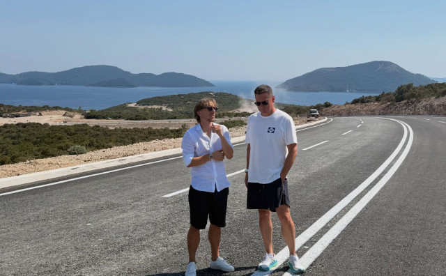 Luka Modrić posjetio gradilište kod Neuma