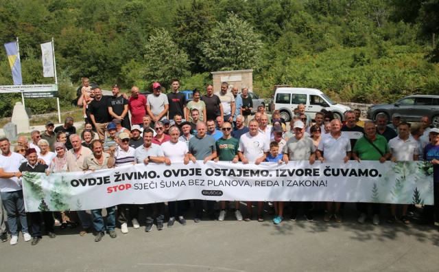 Mještani Kruščice prosvjed