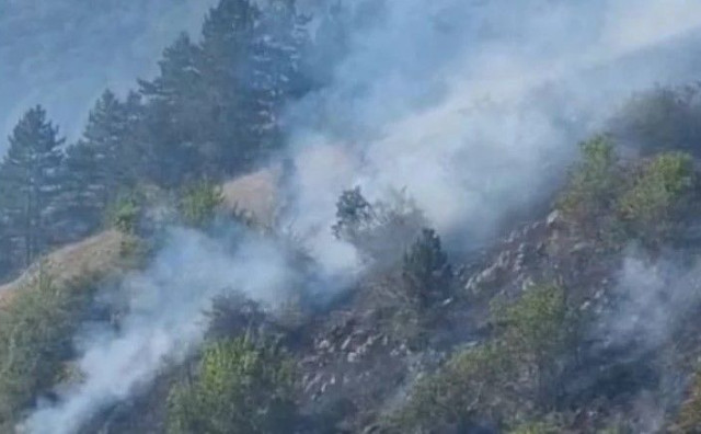 Vatrogasci i vojska gase požare u Nevesinju