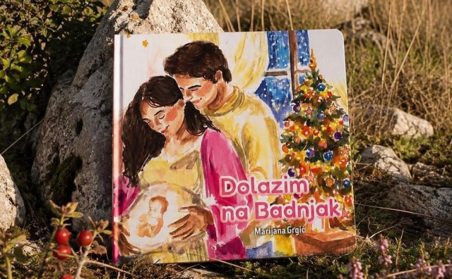 Slikovnica 'Dolazim na Badnjak' Marijana Grgić