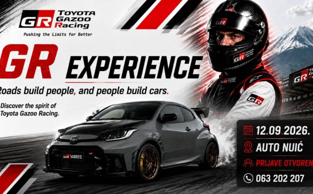 Toyota BiH predstavlja GR Experience: Doživite svijet Toyota GAZOO Racinga