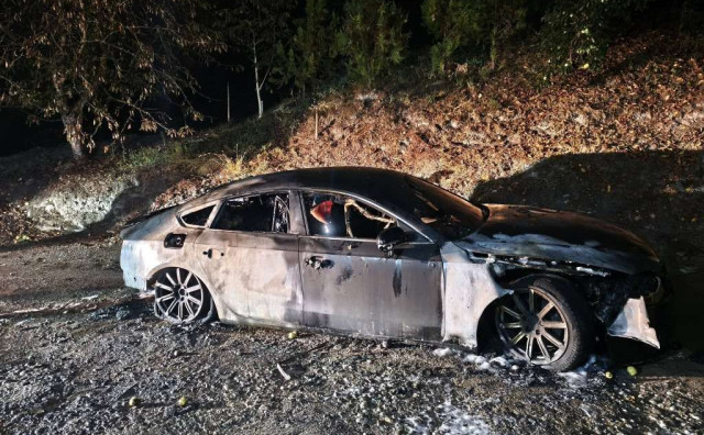 Zapaljen automobil Senada Hujbera