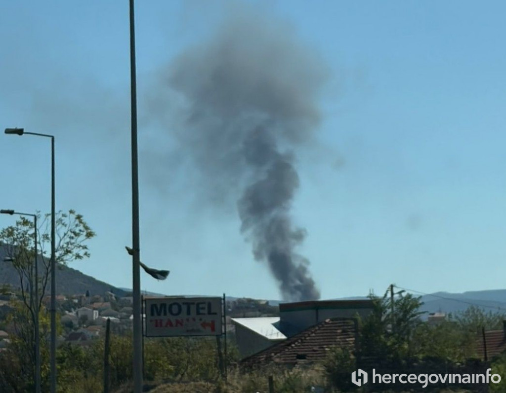 auto otpad Mostar Gnojnice požar