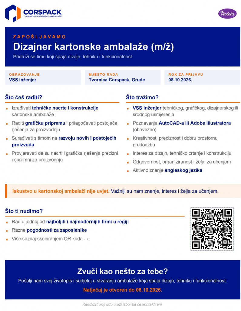 Corspack natječaj dizajner