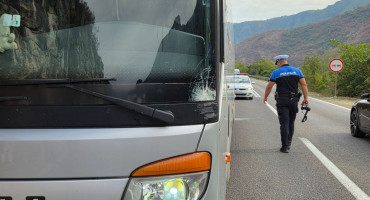 nesreća autobus policija M-17