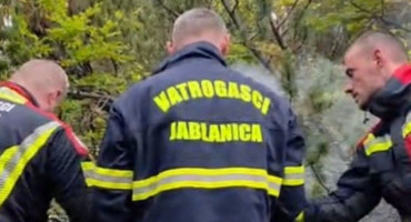 Vatrogasci Jablanica, požar Čvrsnica