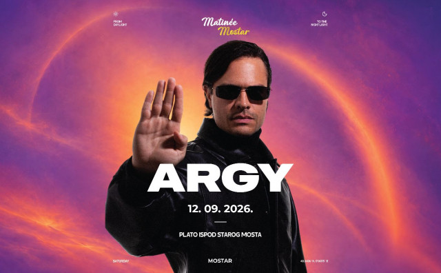 Grčki DJ Argy dolazi u Mostar: Matinée prvi put napušta Sarajevo i stiže ispod Starog mosta