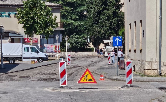 Dio Zagrebačke ulice u Čapljini zatvoren za sav promet