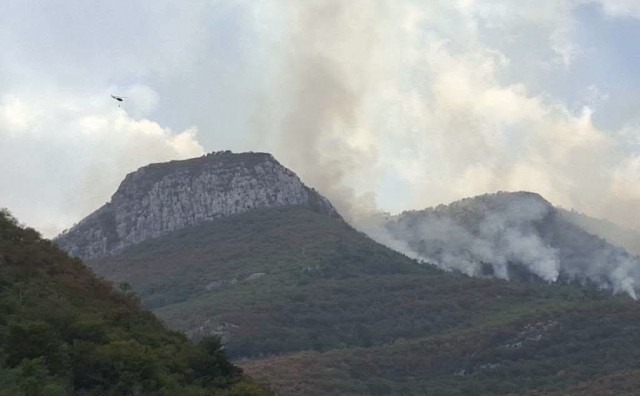 Satelitska procjena: Na Ljubuši opožareno oko 9.900 hektara, dim stigao do Dalmacije i otoka