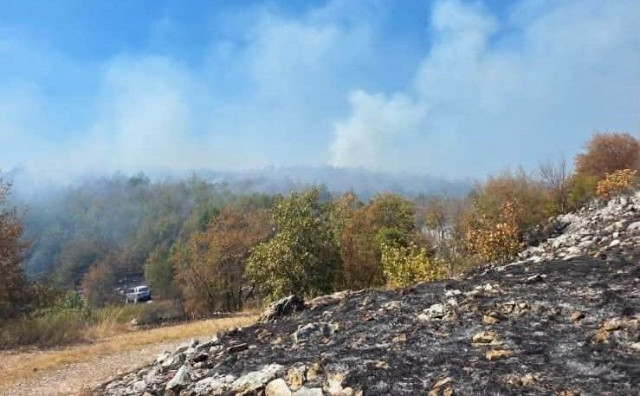 Dva požara na području Širokog Brijega, zatražena pomoć Air Tractora