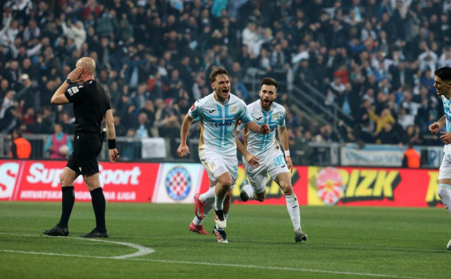 Rijeka razbila Hajduk na Rujevici i prekinula mu niz od pet pobjeda