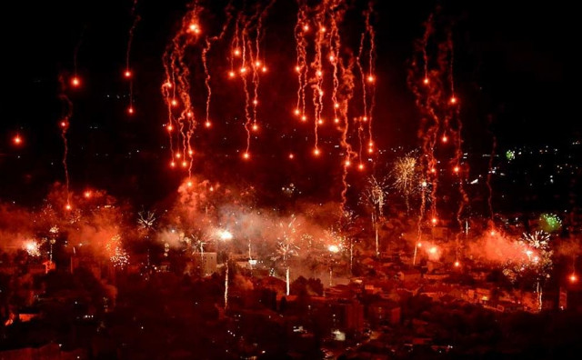 Škripari velikim vatrometom proslavili 30 godina postojanja
