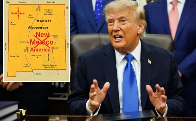 Trump objavio kartu s prekriženim nazivom New Mexico, guvernerka mu odgovorila
