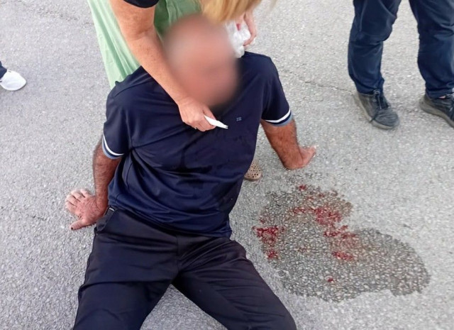 brutalan nakad ispred zgrade općine