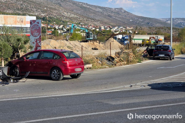 Teža prometna nesreća na ulazu u Mostar