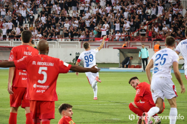 FOTO UŽIVO Zrinjski - Velež 1:0: Bilbija pogodio za vodstvo Plemića