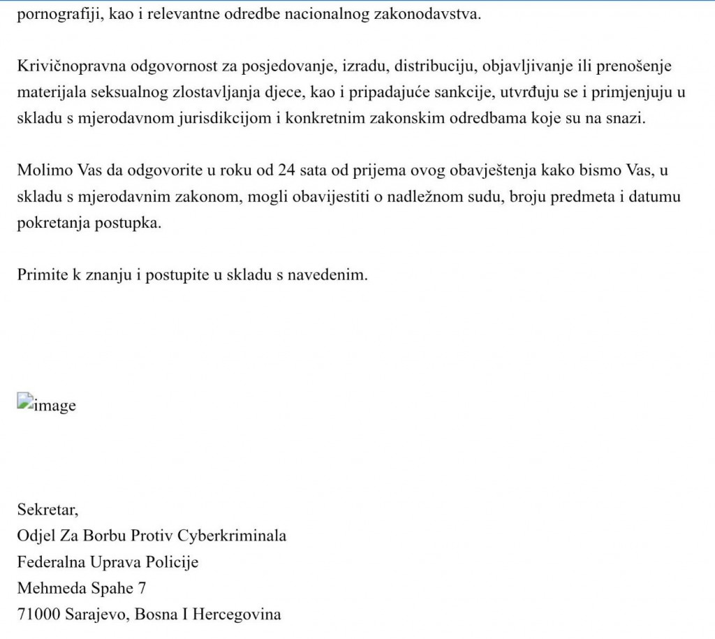 e-mail prevara