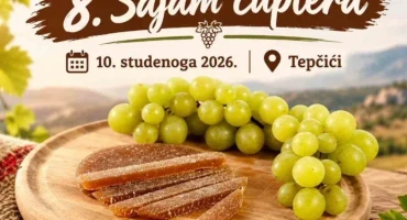 Osmi Sajam ćuptera održat će se 10. studenoga 2026. u Tepčićima. Društvo „ANTE” poziva proizvođače i izlagače da se prijave za sudjelovanje.