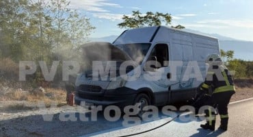 požar kombi 