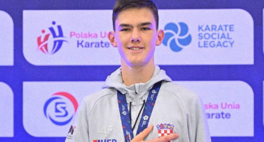 Viktor Kvesić osvojio je svjetsko kadetsko zlato u karateu. Najmlađi brat Ivana i Anđela do naslova u Poljskoj stigao je sa šest pobjeda.