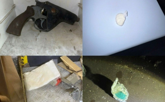 Policija u pretresu kuće pronašla drogu i oružje