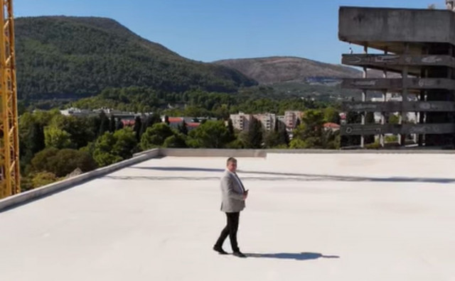 Nositelj HDZ-ove liste za HNŽ snimao predizborni video na gradilištu HNK bez ikakve zaštitne opreme