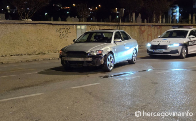 Motociklist lakše ozlijeđen u prometnoj nesreći u Mostaru
