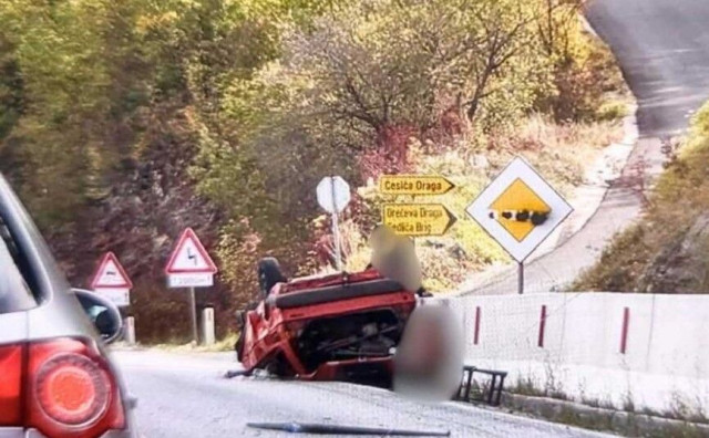 Prometna nesreća na cesti između Gruda i Posušja